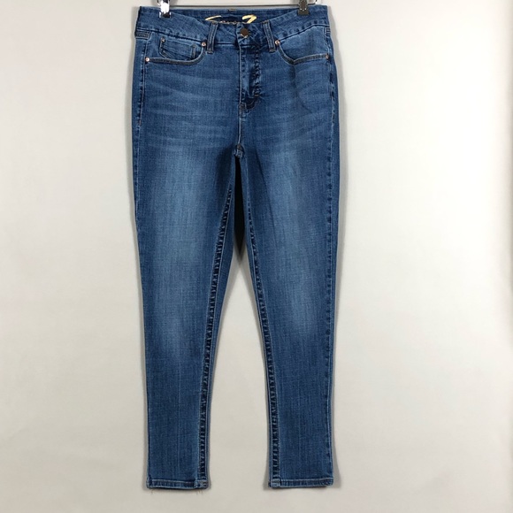 Seven7 Tummyless High Rise Skinny Size 12 - Picture 1 of 16